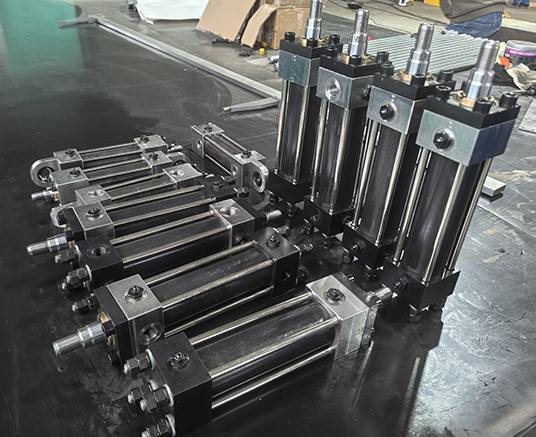 CD Tie Rod Hydraulic Cylinder, Double Acting Threaded Mount Oil Cylinders