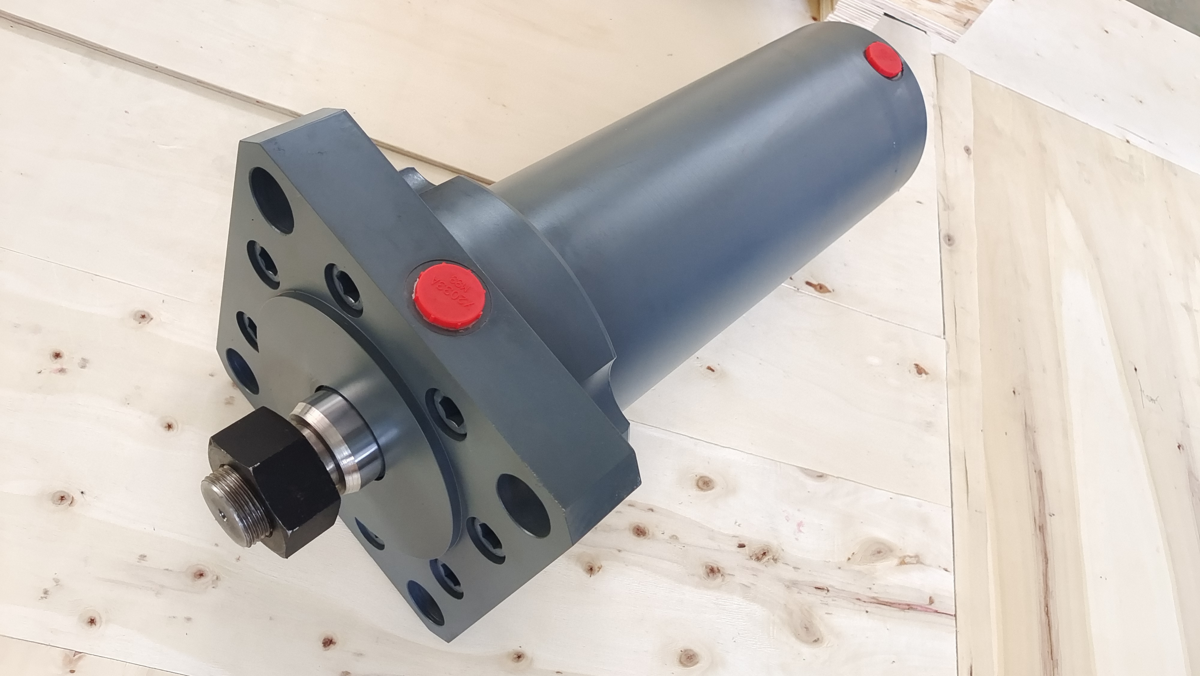 Custom Double Acting Hydraulic Cylinder with Flange 40ton/60ton/80ton/100ton for press machine/Automated Equipment