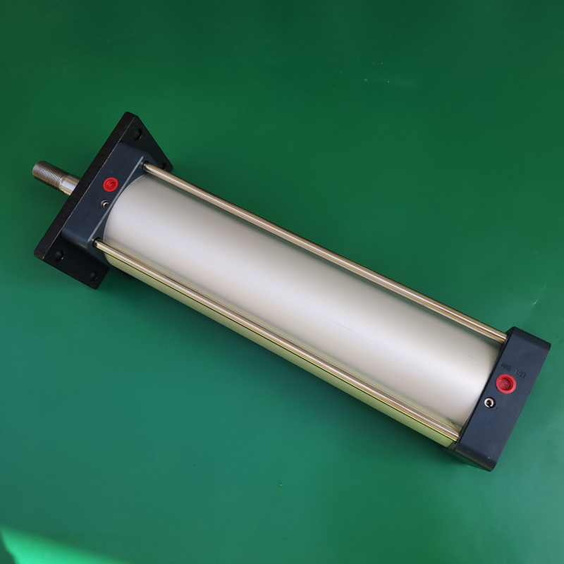 SC Series Aluminum Air Piston Telescopic Cylinder Double Acting Flange Mounting Pneumatic air Cylinder for Industrial
